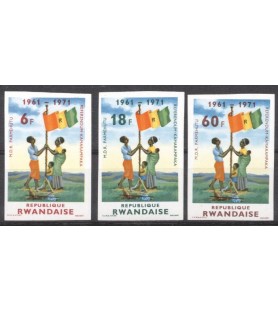 RWANDA - 1972 - 10 years of...