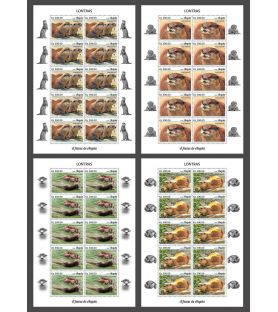 ANGOLA - 2019 - Vidre - 4x...