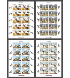 ANGOLA - 2019 - Lisice - 4x...