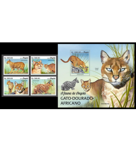 ANGOLA - 2019 - Zlata mačka...
