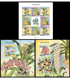 MOZAMBIK - 2022 - Orhideje...