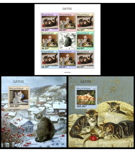 MOZAMBIK - 2022 - Mačke -...