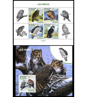 GUINEA - 2022 - Owls -...