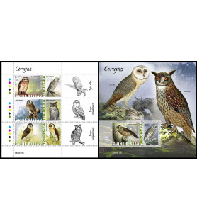 GUINEA-BISSAU - 2022 - Owls...