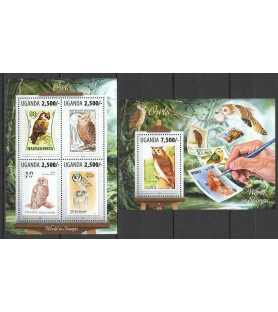 UGANDA - 2013 - Stamps on...