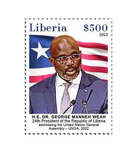 LIBERIA - 2023 - Presidente...