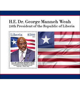 LIBERIA - 2023 - Presidente...