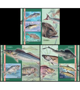 LIBERIA - 2023 - Fishes -...